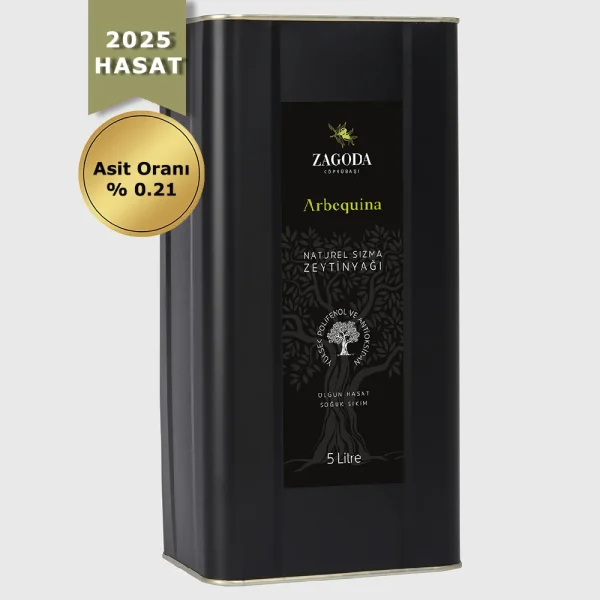 Zagoda Arbequina 5000 ml Teneke (Olgun Hasat)