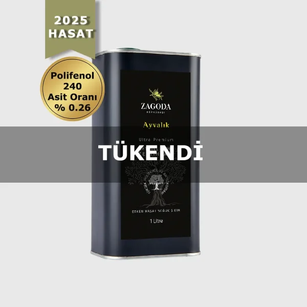 Zagoda Ayvalık 1000 ml Teneke