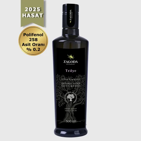 Zagoda Trilye 500 ml Cam şişe
